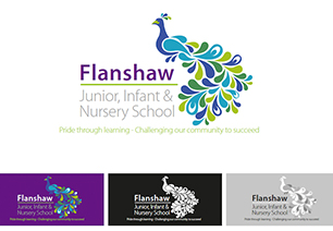 Flanshaw School Branding